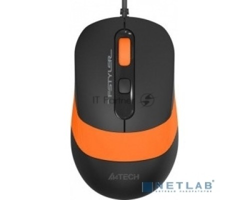 Клавиатура + мышь A4Tech Fstyler F1010 клав:черный/оранжевый мышь:черный/оранжевый USB Multimedia
