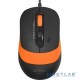 Клавиатура + мышь A4Tech Fstyler F1010 клав:черный/оранжевый мышь:черный/оранжевый USB Multimedia