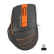 Мышь беспроводная A4Tech Fstyler FG30 серый/оранжевый, 2000 dpi, радиоканал, USB, кнопки - 5