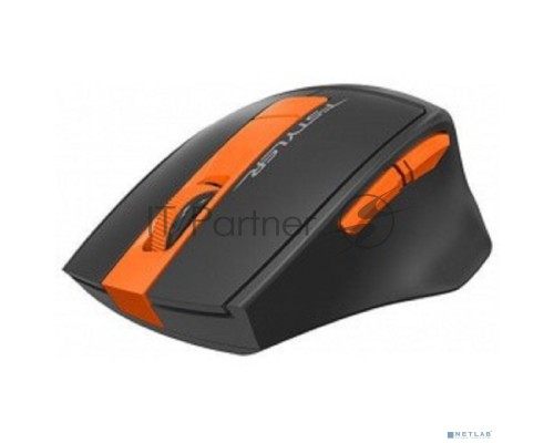 Мышь беспроводная A4Tech Fstyler FG30 серый/оранжевый, 2000 dpi, радиоканал, USB, кнопки - 5