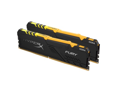 Память оперативная Kingston 32GB 3466MHz DDR4 CL16 DIMM (Kit of 2) HyperX FURY RGB