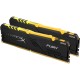 Память оперативная Kingston 32GB 3466MHz DDR4 CL16 DIMM (Kit of 2) HyperX FURY RGB