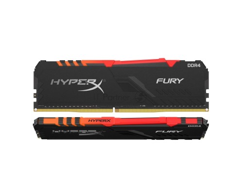 Память оперативная Kingston 32GB 3466MHz DDR4 CL16 DIMM (Kit of 2) HyperX FURY RGB