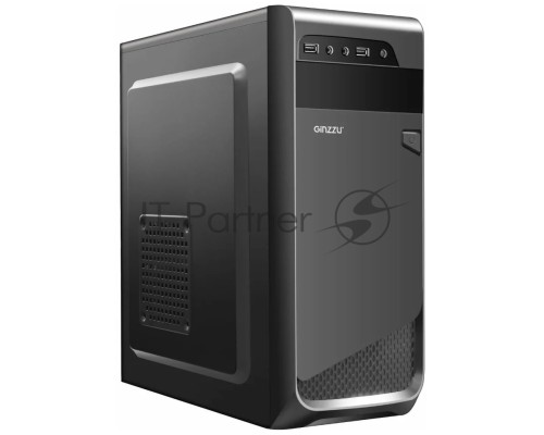 Корпус Ginzzu A180 2*USB 2.0,AU w/o PSU