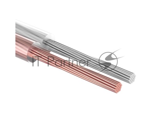 Rexant 01-6308 Кабель акустический, 2х2.50 мм2, прозрачный SILICON, 100 м.  
