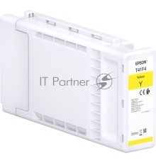 Картридж Epson T41F440 (C13T41F440) Singlepack UltraChrome XD2 желтый (350 мл) для SureColor T3400, T3400N, T3405, T3405N, T5400, T5400M, T5405