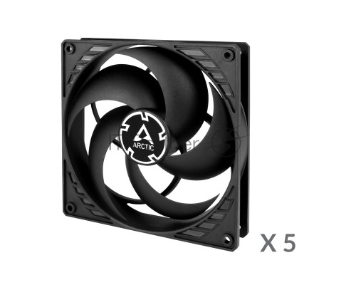 Вентилятор Case fan ARCTIC P14 PWM PST Value Pack (black/black) (ACFAN00138A)