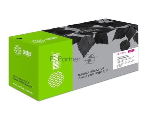 Картридж лазерный Cactus CS-CF463X пурпурный (22000стр.) для HP Color LJ Enterprise M652dn/M653dn/M681dh