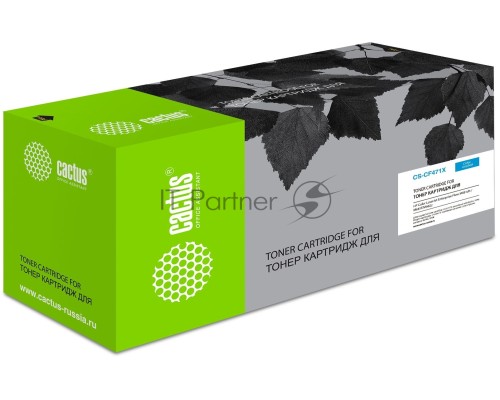 Картридж лазерный Cactus CS-CF471X голубой (23000стр.) для HP Color LJ Enterprise Flow M681dh/M681f/M682z
