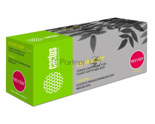 Картридж лазерный Cactus CS-TK5150Y желтый (10000стр.) для Kyocera Ecosys M6035cidn/ P6035cdn