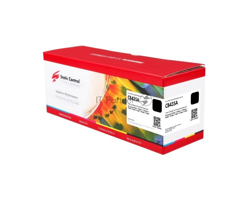 Картридж лазерный Static Control 002-01-TB435A CB435A черный (1500стр.) для HP LJ P1005/P1006