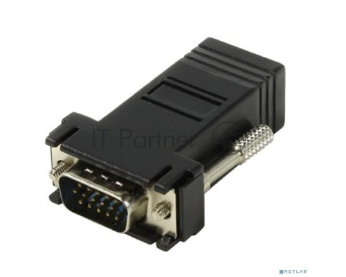 Удлинитель VGA male to RJ45 female Espada (по витой паре) (EVGAM to RJ45F) (39467)