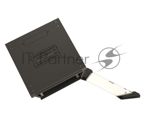 Шкаф настенный Hyperline TWB-1266-GP-RAL900419-дюймовый (19