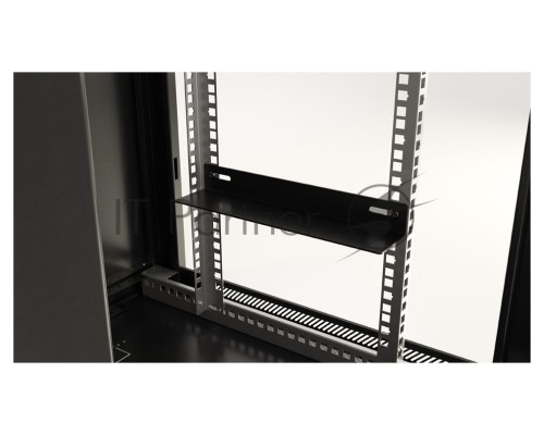 Шкаф настенный Hyperline TWB-1266-GP-RAL900419-дюймовый (19