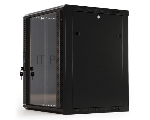 Шкаф настенный Hyperline TWB-1266-GP-RAL900419-дюймовый (19