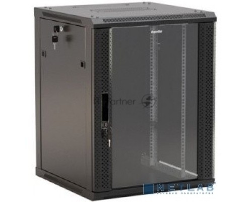 Шкаф настенный Hyperline TWB-1266-GP-RAL900419-дюймовый (19
