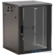Шкаф настенный Hyperline TWB-1266-GP-RAL900419-дюймовый (19