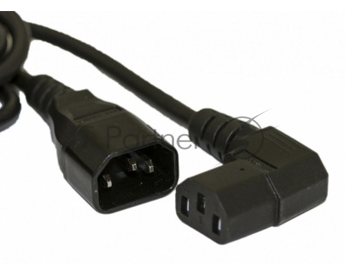 Hyperline PWC-IEC19-IEC20-1.0-BK Кабель питания IEC 320 C19 - IEC 320 C20 (3x1.5), 16A, прямая вилка, 1м, цвет черный