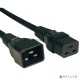 Hyperline PWC-IEC19-IEC20-1.0-BK Кабель питания IEC 320 C19 - IEC 320 C20 (3x1.5), 16A, прямая вилка, 1м, цвет черный