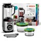 Блендер Bosch Блендер Bosch/ 1000Вт, Vacuum (создание вакуума), дробление льда, чистка; 2 вакуумных контейнера объёмом 1,5 л и 0,75 л, дорожная бутылка 500 мл