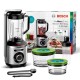 Блендер Bosch Блендер Bosch/ 1000Вт, Vacuum (создание вакуума), дробление льда, чистка; 2 вакуумных контейнера объёмом 1,5 л и 0,75 л, дорожная бутылка 500 мл