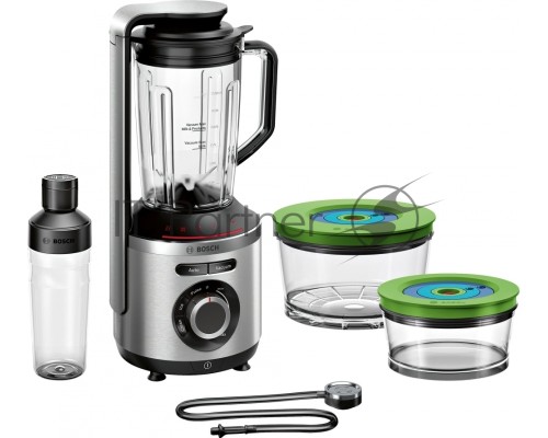 Блендер Bosch Блендер Bosch/ 1000Вт, Vacuum (создание вакуума), дробление льда, чистка; 2 вакуумных контейнера объёмом 1,5 л и 0,75 л, дорожная бутылка 500 мл