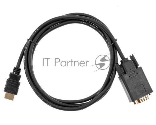 Кабель-переходник VCOM CG596-1.8M HDMI --> VGA_M/M 1,8м