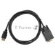 Кабель-переходник VCOM CG596-1.8M HDMI --> VGA_M/M 1,8м