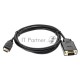 Кабель-переходник VCOM CG596-1.8M HDMI --> VGA_M/M 1,8м