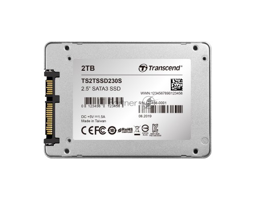 Накопитель SSD Transcend 2TB SSD, 2.5