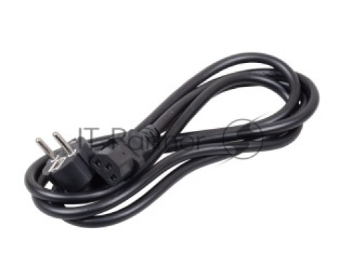 Кабель электропитания ITK PC-C13D-1M PDU 3х1,5 1м с разъёмами С13 - нем.ст