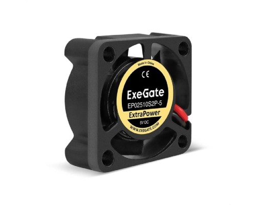 [Вентиляторы] Exegate EX295188RUS Вентилятор 5В DC ExeGate ExtraPower EP02510S2P-5 (25x25x10 мм, Sleeve bearing (подшипник скольжения), 2pin, 12000RPM, 26dBA)
