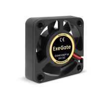Exegate EX295201RUS Вентилятор 24В DC ExeGate EX04010S2P-24 (40x40x10 мм, Sleeve bearing (подшипник скольжения), 2pin, 7500RPM, 35.5dBA)