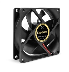 Exegate EX295206RUS Вентилятор 24B DC ExeGate EX08025S2P-24 (80x80x25 мм, Sleeve bearing (подшипник скольжения), 2pin, 2800RPM, 28dBA)