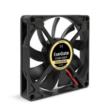 Exegate EX295236RUS Вентилятор 12В DC ExeGate ExtraSilent ES08015B2P (80x80x15 мм, 2-Ball (двойной шарикоподшипник), 2pin, 1700RPM, 17dBA)
