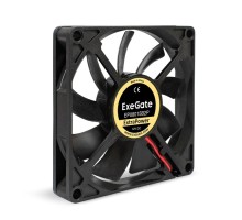Exegate EX295237RUS Вентилятор 12В DC ExeGate ExtraPower EP08015B2P (80x80x15 мм, 2-Ball (двойной шарикоподшипник), 2pin, 2600RPM, 26dBA)