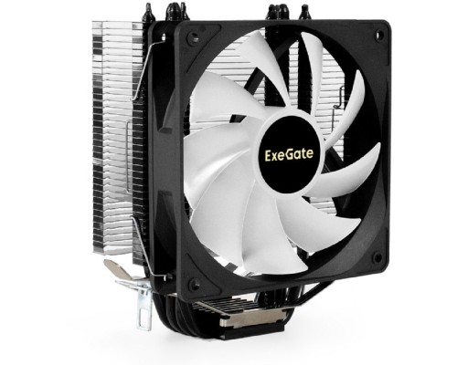 [Вентиляторы] Exegate EX295003RUS Кулер ExeGate Dark Magic EE400XL-PWM.ARGB (Al+Cu, черное покрытие, 4 тепл.трубки, LGA775/1150/1151/1155/1156/1200/1700/AM2/AM2+/AM3/AM3+/AM4/AM5/FM1/FM2/754/939/940, TDP 125W, Fan 