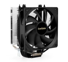 Exegate EX295004RUS Кулер ExeGate Dark Magic EE400XL-PWM (Al+Cu, черное покрытие, 4 тепл.трубки, LGA775/1150/1151/1155/1156/1200/1700/AM2/AM2+/AM3/AM3+/AM4/AM5/FM1/FM2/754/939/940, TDP 140W, Fan 120mm