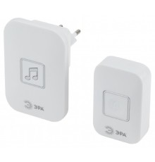 ЭРА Б0054089 Звонок дверной С98 беспроводной, от сети, белый, 60 мелодий 