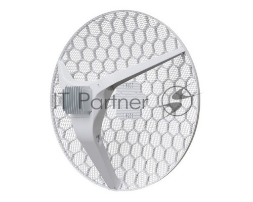 Точка доступа Mikrotik RBLHGG-5HPacD2HPnD-XL LHG XL 52 ac with 27dBi 7 degree 5GHz antenna, 18dBi 15 degree 2.4GHz antenna, Dual Chain High Power 802.11ac wireless, Dual Chain High Power 802.11b/g/n wireless, 716MHz CPU, 256MB RAM, 1 x Gigabit LAN, 1xSFP