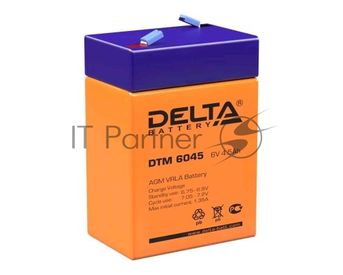 Батарея Delta DTM 6045 (6V 4.5Ah)