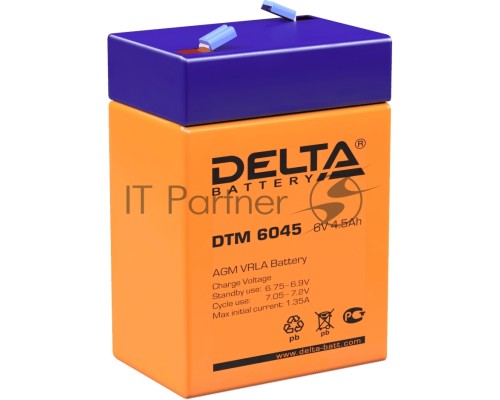 Батарея Delta DTM 6045 (6V 4.5Ah)