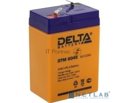 Батарея Delta DTM 6045 (6V 4.5Ah)