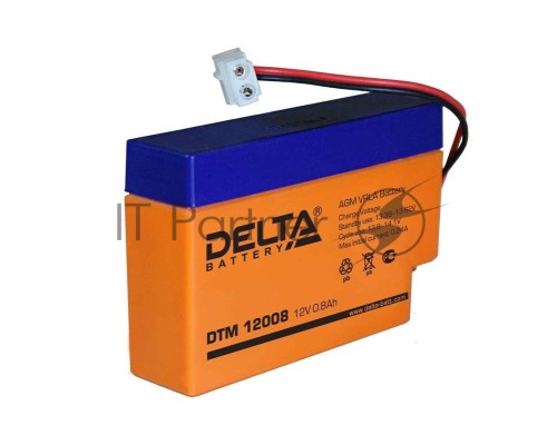 Батарея Delta DTM 12008 (12V 0.8Ah)