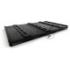 Hyperline TSH3H-850-RAL9004 Полка стационарная усиленная, глубина 850 мм, с боковым креплением, нагрузка до 100 кг, для шкафов серии TTB, TTBR, 485х850мм (ШхГ), цвет черный (RAL 9004)
