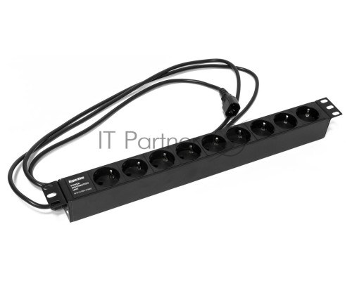 Hyperline SHE19-9SH-2.5IEC Блок розеток для 19