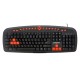 Клавиатура ExeGate LY-504M EX280435RUS, <USB, шнур 1,5м, черная, 123кл, Enter большой, мультимедиа>, Color box