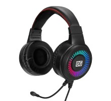 Exegate EX295316RUS Полноразмерные игровые наушники с микрофоном (гарнитура) ExeGate Gaming HS-520G (USB, 2x3.5мм, динамик 40мм, 20-20000Гц, длина кабеля 2.5м, регулировка громкости, RGB подсветка)