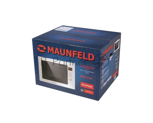 Микроволновая печь встраиваемая Maunfeld MBMO.25.8S нержавеющая сталь, 25 л, 900 Вт, переключатели - кнопки/поворотный механизм