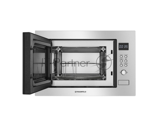 Микроволновая печь встраиваемая Maunfeld MBMO.25.8S нержавеющая сталь, 25 л, 900 Вт, переключатели - кнопки/поворотный механизм